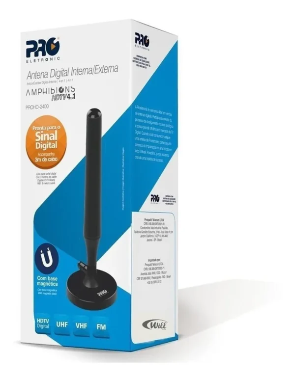 Antena Tv Digital Interna Compacta